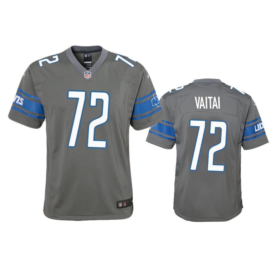 halapoulivaati vaitai lions steel color rush game jersey