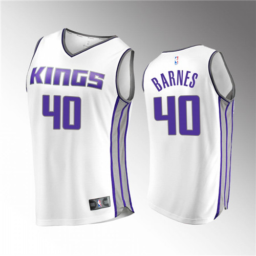 Sacramento Kings Harrison Barnes 2022-23 Replica White stitched Jersey #40