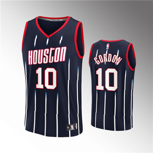 Houston Rockets Eric Gordon 2021-22 Replica City Navy Jersey #10