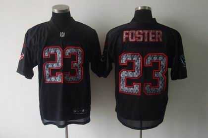 houston texans 23 arian foster black sideline united