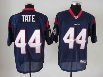 houston texans 44 ben tate team blue jersey