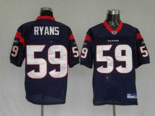 houston texans 59 demeco ryans blue jerseys