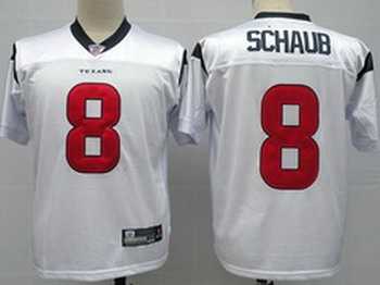 houston texans 8 matt schaub white jerseys