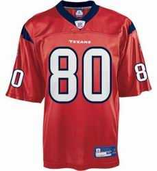 houston texans a.johnson #80 red jersey