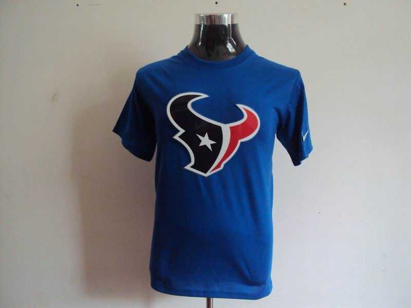 houston texans sideline legend authentic font dri-fit t-shirt -blue