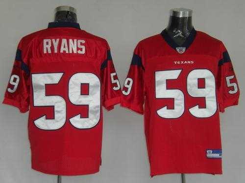 houston texas 59 demeco ryans red jerseys