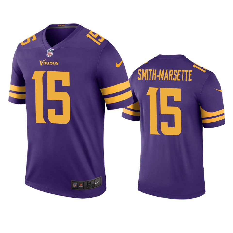 ihmir smith marsette color rush legend vikings purple jersey