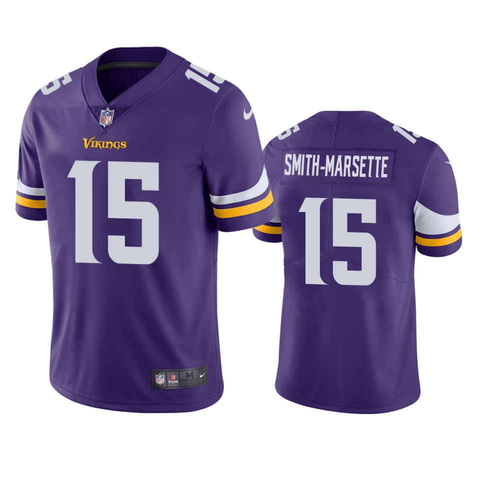 ihmir smith marsette vikings purple vapor limited jersey