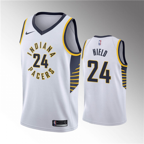 Indiana Pacers Buddy Hield Association Edition White stitched Jersey #24