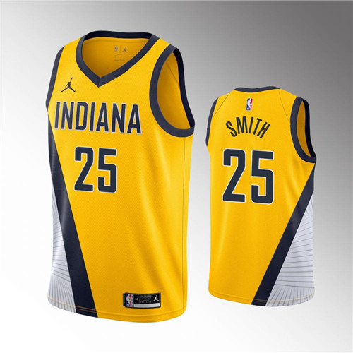Indiana Pacers Jalen Smith Statement Edition Gold stitched Jersey #25