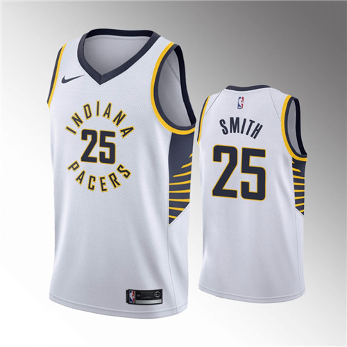 Indiana Pacers Jalen Smith Association Edition White stitched Jersey #25