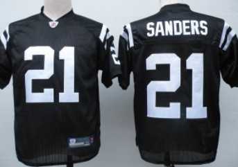 indianapolis colts #21 sanders black