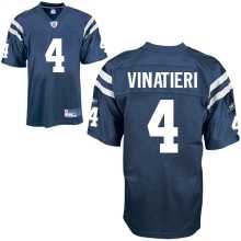 indianapolis colts #4 adam vinatieri blue jersey