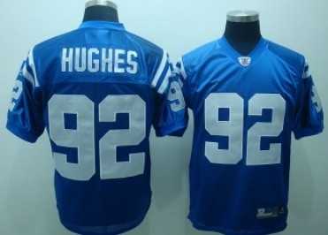 indianapolis colts #92 hunghes blue jersey