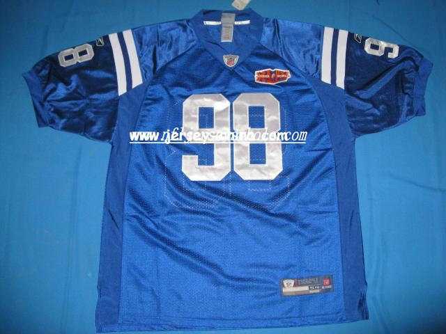 indianapolis colts #98 mathis super bowl xliv blue nfl jerseys