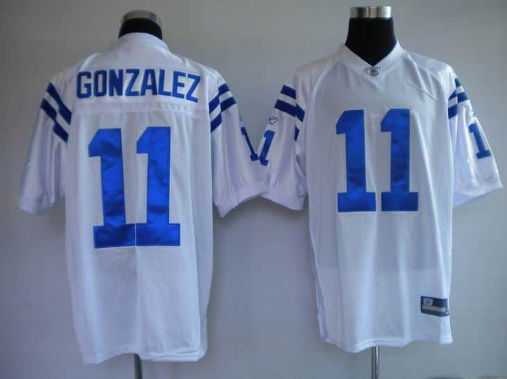 indianapolis colts 11 gonzalez white