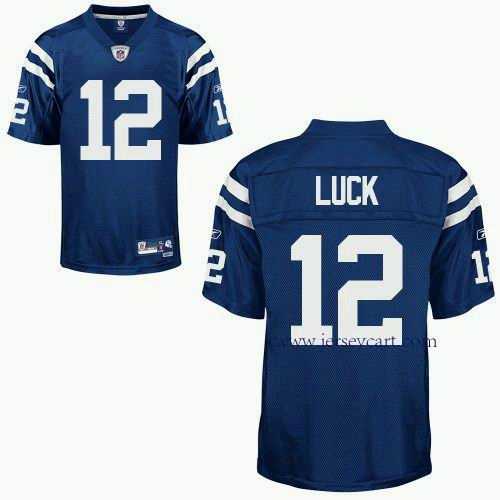 indianapolis colts 12 andrew luck blue jersey