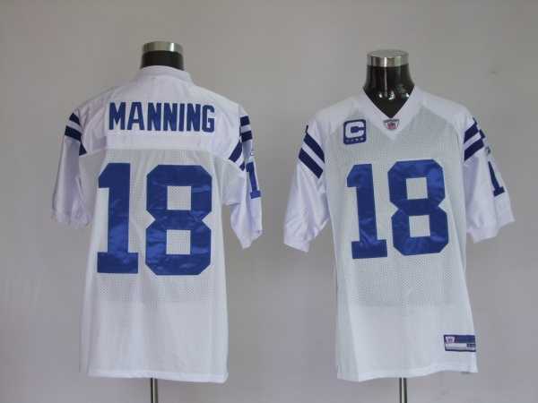 indianapolis colts 18 peyton manning white