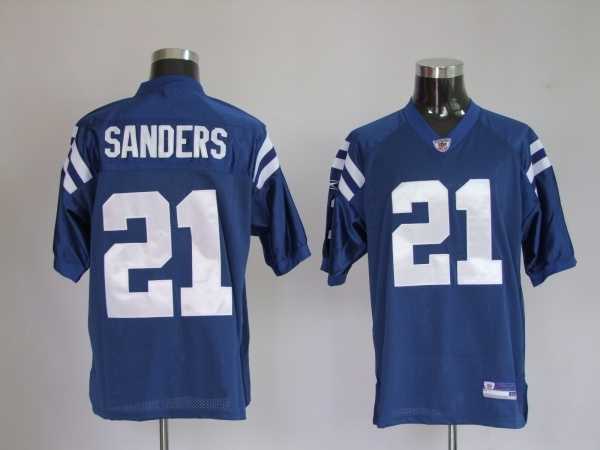 indianapolis colts 21 sanders blue