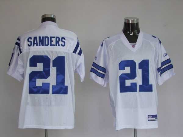 indianapolis colts 21 sanders white