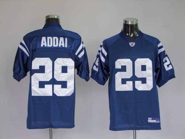 indianapolis colts 29 joseph addai blue