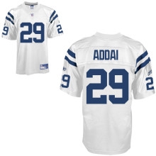 indianapolis colts 29 joseph addai white