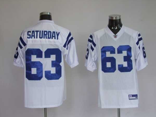 indianapolis colts 63 jeff saturday white
