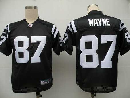 indianapolis colts 87 reggie wayne black jerseys