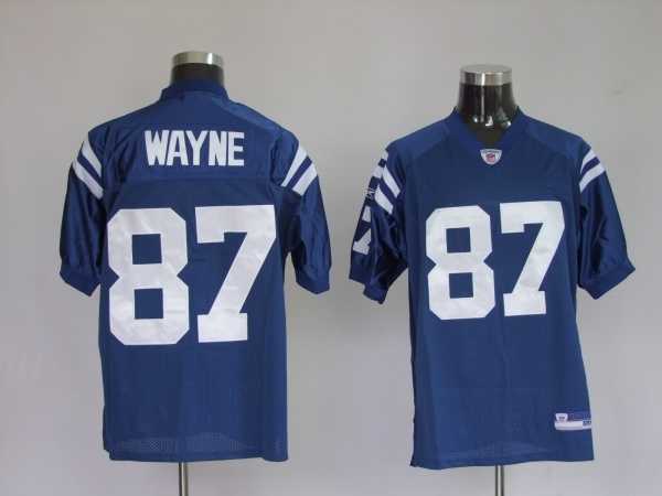 indianapolis colts 87 reggie wayne blue