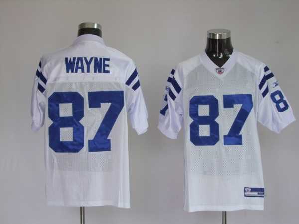 indianapolis colts 87 reggie wayne white