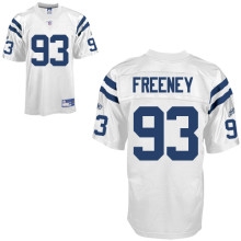 indianapolis colts 93 dwight freeney white