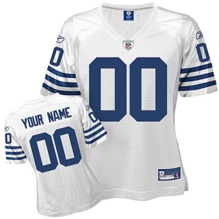 indianapolis colts women customized white jersey