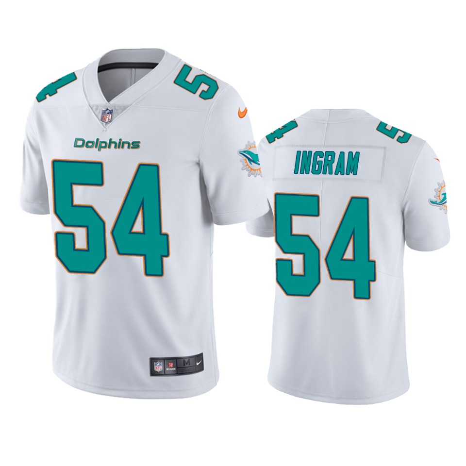 ingram dolphins jersey white vapor limited