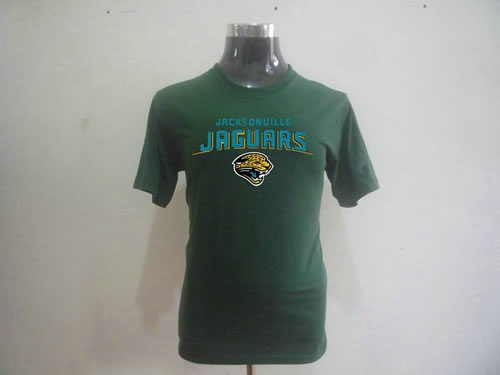 jacksonville jaguars big & tall critical victory t-shirt dark green