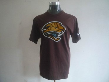jacksonville jaguars sideline legend authentic logo dri-fit t-shirt -brown