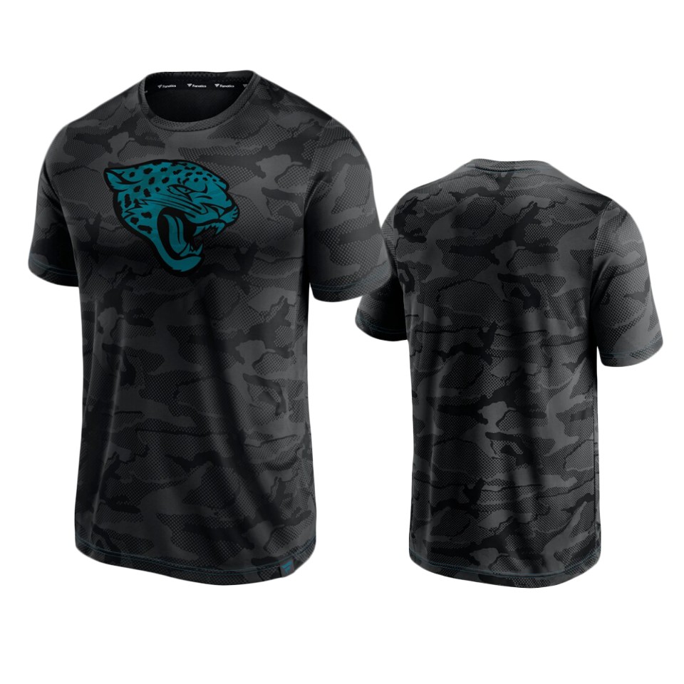 jaguars black camo jacquard t shirt