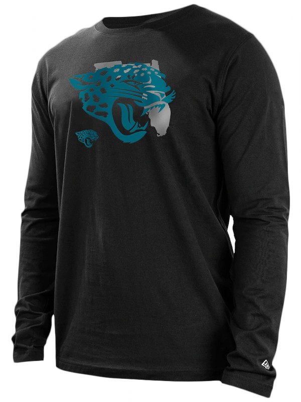 jaguars black state long sleeve t shirt