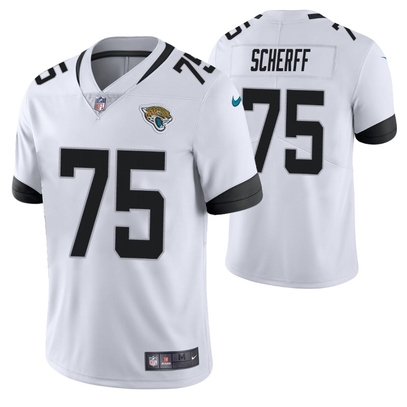jaguars-brandon-scherff-vapor-limited-white-jersey-men