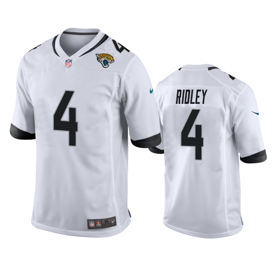 jaguars calvin ridley game white jersey