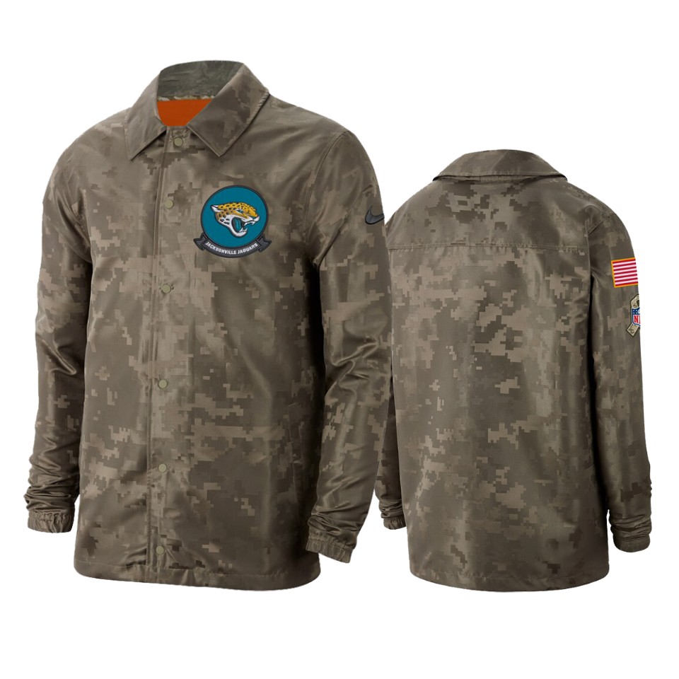 jaguars camo 2019 salute to service sideline jacket