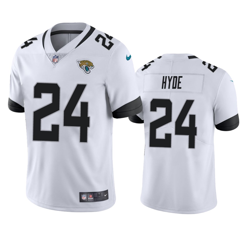 jaguars carlos hyde white vapor jersey 0a
