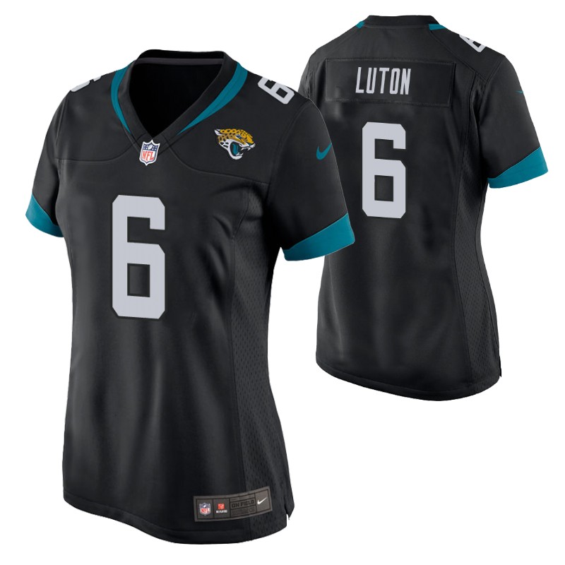jaguars-jake-luton-game-women's-jersey-black