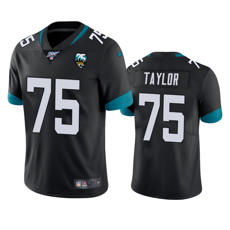 jaguars jawaan taylor black limited 100th season jersey
