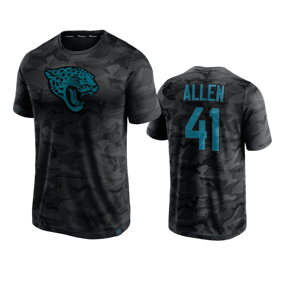 jaguars josh allen black camo jacquard t shirt