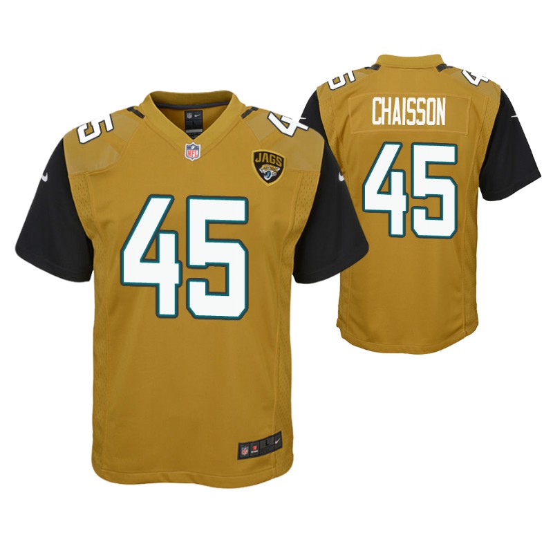 jaguars-k'lavon-chaisson-color-rush-game-jersey-gold-youth
