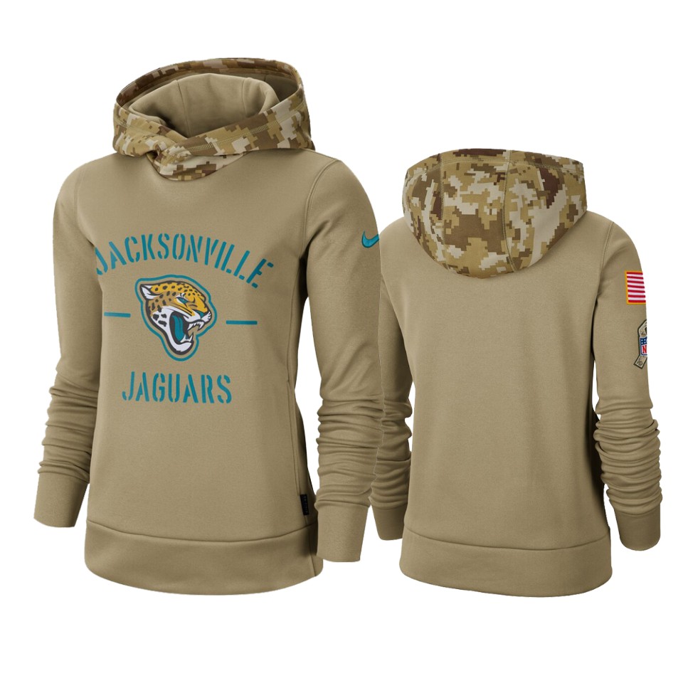 jaguars khaki 2019 salute to service pullover hoodie