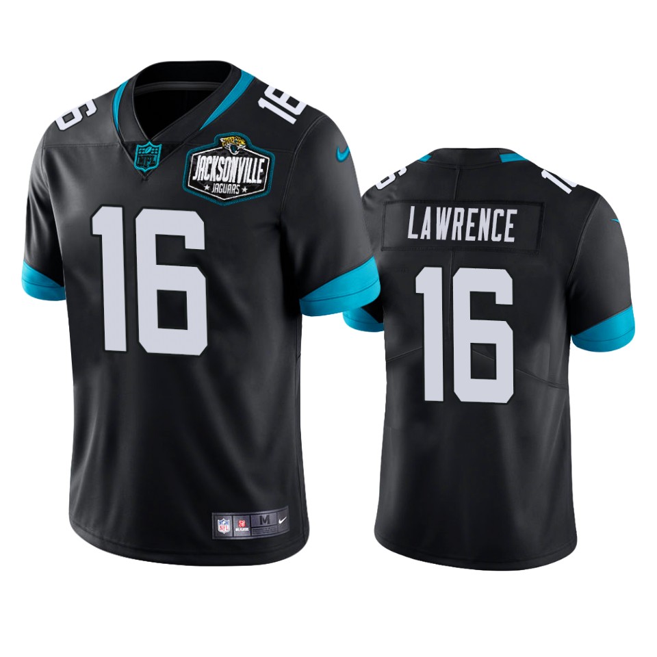 jaguars trevor lawrence black 2021 nfl draft vapor limited jersey