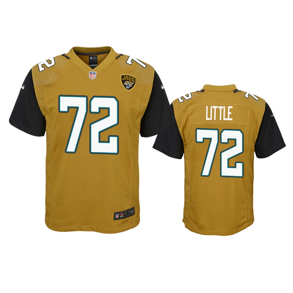 jaguars walker little gold color rush game jersey