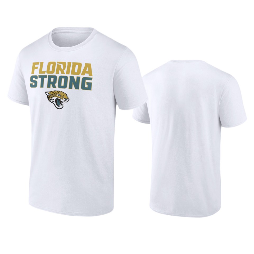 jaguars white florida strong t shirt