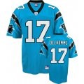 jake delhomme #17 carolina panthers blue jersey